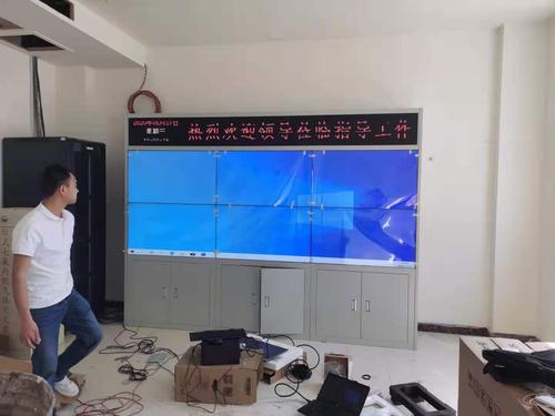 山西省忻州市代縣電業局中控室55寸2*3拼接項目